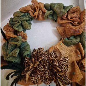 Autumn Burlap Wreath
